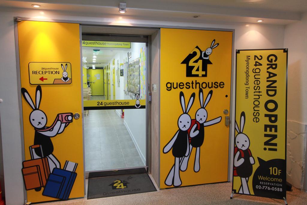 24 Guesthouse Myeongdong Town Seul Esterno foto